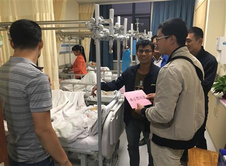 雪中送炭三九暖，愛心慰問家人情 記探望同事吳宇家人