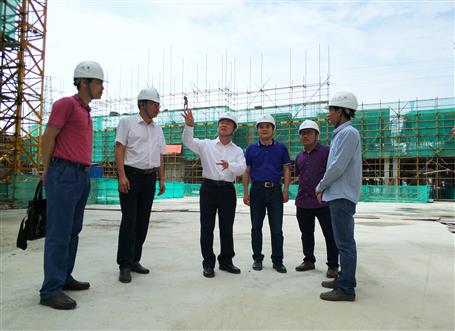 覃振華、劉國江到梧州佛子時代廣場項目調(diào)研