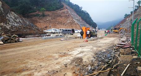 三分公司浦寨項目建設(shè)過年不停歇