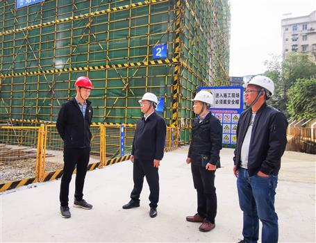 賴海標到第三分公司項目調(diào)研指導(dǎo)工作