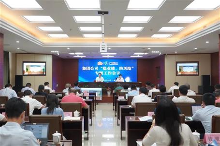 集團公司“穩(wěn)業(yè)績、防風險”專題工作會議召開