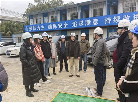 梁瑞軍到桂南分公司項目調研