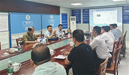 自治區(qū)保障農民工工資支付工作考核檢查組到冶建桂海分公司項目檢查指導